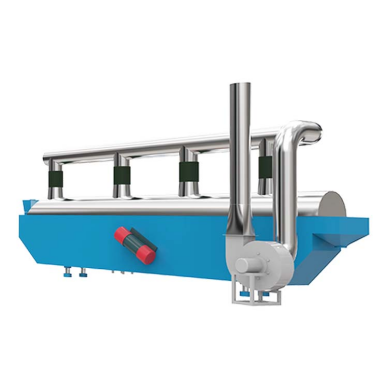 Вибрационная сушилка с псевдоожиженным слоем